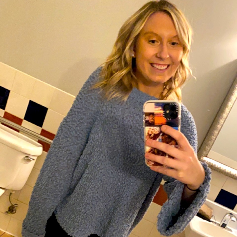 Blue sweater